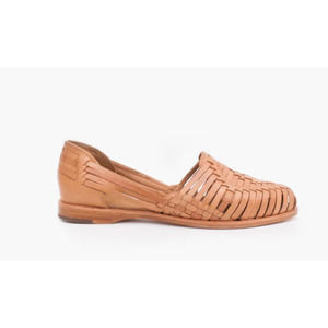 Stori The Traditional Leather Havana Mexican Huarache Sandal Tan Brown 8.5